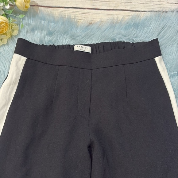 Aritzia Babaton Conan Crop Pants Black White sz 2 - Picture 3 of 9